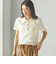 小泉里子コラボ:シャーリング ジャカード ポロ