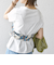 【WEB限定】〈手洗い可能〉スカーフ コンビ TEE