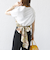 【WEB限定】〈手洗い可能〉スカーフ コンビ TEE