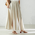 小泉里子コラボ:〈手洗い可能〉スラブ 綿麻混 スカート