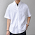 SHIPS any: BEZ TEXTILE マルチカラー ストライプ/ソリッド ボタンダウン ショートスリーブ シャツ◇