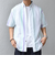 SHIPS any: BEZ TEXTILE マルチカラー ストライプ/ソリッド ボタンダウン ショートスリーブ シャツ◇