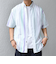 SHIPS any: BEZ TEXTILE マルチカラー ストライプ/ソリッド ボタンダウン ショートスリーブ シャツ◇