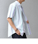 SHIPS any: BEZ TEXTILE マルチカラー ストライプ/ソリッド ボタンダウン ショートスリーブ シャツ◇