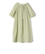 SHIPS Primary Navy Label:へム ステッチ オフショル ワンピース
