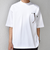 【SHIPS any別注】Phatee: オーガニックコットン ピスネーム スピンドル ポケット Tシャツ◇