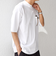 【SHIPS any別注】Phatee: オーガニックコットン ピスネーム スピンドル ポケット Tシャツ◇