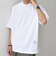 SHIPS any: オーガニック コットン ワンポイント ロゴ プリント×刺繍 スピンドル Tシャツ◇