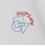 SHIPS any: オーガニック コットン ワンポイント ロゴ プリント×刺繍 スピンドル Tシャツ◇