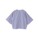 SHIPS Primary Navy Label:〈手洗い可能〉コットン ストライプ T ブラウス
