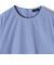 SHIPS Primary Navy Label:〈手洗い可能〉コットン ストライプ T ブラウス