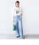 【SHIPS別注】81BRANCA:フォト ワイド TEE