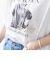 【SHIPS別注】81BRANCA:フォト ワイド TEE