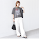 【SHIPS別注】81BRANCA:フォト ワイド TEE