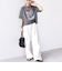 【SHIPS別注】81BRANCA:フォト ワイド TEE