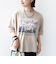 【SHIPS別注】81BRANCA:フォト ワイド TEE