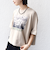 【SHIPS別注】81BRANCA:フォト ワイド TEE