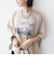【SHIPS別注】81BRANCA:フォト ワイド TEE