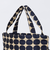 BINDU: ドット ジャカード リバース トート バッグ