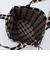 BINDU: ドット ジャカード リバース トート バッグ