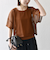 SHIPS any:〈手洗い可能〉メッシュ シアー ワイド TEE × タンク セット