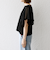 SHIPS any:〈手洗い可能〉メッシュ シアー ハンカチ スリーブ ドッキング TEE