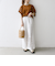 SHIPS any:〈手洗い可能〉メッシュ シアー ハンカチ スリーブ ドッキング TEE