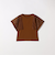 SHIPS any:〈手洗い可能〉メッシュ シアー ハンカチ スリーブ ドッキング TEE