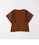 SHIPS any:〈手洗い可能〉メッシュ シアー ハンカチ スリーブ ドッキング TEE