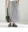 〈手洗い可能〉ACAR リップル ポケット スカート