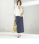 〈手洗い可能〉ACAR リップル ポケット スカート