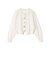 《一部追加予約》TORRAZZO DONNA:〈手洗い可能〉ビジュー シアー カーディガン