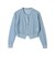 《一部追加予約》TORRAZZO DONNA:〈手洗い可能〉ビジュー シアー カーディガン