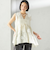 TORRAZZO DONNA:〈手洗い可能〉フラワー ティアード ブラウス