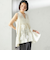 TORRAZZO DONNA:〈手洗い可能〉フラワー ティアード ブラウス