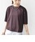 ワンポイント 刺繍 スムース ワイド TEE