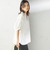 〈接触冷感 / 撥水加工〉TEX BRID(R)タフタ スキッパー 5分袖 ブラウス
