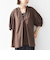 〈接触冷感 / 撥水加工〉TEX BRID(R)タフタ スキッパー 5分袖 ブラウス