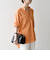 SHIPS any:〈洗濯機可能〉リネン ミックス スタンドカラー ポケット シャツ 25SS 2
