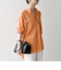 SHIPS any:〈洗濯機可能〉リネン ミックス スタンドカラー ポケット シャツ 25SS 2