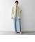 SHIPS any:〈洗濯機可能〉リネン ミックス スタンドカラー ポケット シャツ 25SS 2