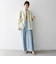 SHIPS any:〈洗濯機可能〉リネン ミックス スタンドカラー ポケット シャツ 25SS 2