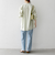 SHIPS any:〈洗濯機可能〉リネン ミックス スタンドカラー ポケット シャツ 25SS 2