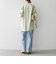 SHIPS any:〈洗濯機可能〉リネン ミックス スタンドカラー ポケット シャツ 25SS 2