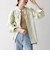 SHIPS any:〈洗濯機可能〉リネン ミックス スタンドカラー ポケット シャツ 25SS 2