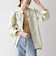 SHIPS any:〈洗濯機可能〉リネン ミックス スタンドカラー ポケット シャツ 25SS 2
