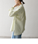 SHIPS any:〈洗濯機可能〉リネン ミックス スタンドカラー ポケット シャツ 25SS 2