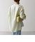 SHIPS any:〈洗濯機可能〉リネン ミックス スタンドカラー ポケット シャツ 25SS 2