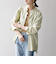 SHIPS any:〈洗濯機可能〉リネン ミックス スタンドカラー ポケット シャツ 25SS 2