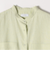 SHIPS any:〈洗濯機可能〉リネン ミックス スタンドカラー ポケット シャツ 25SS 2